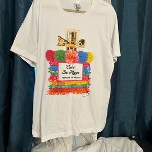 Bella Canvas White Tee with Colorful Graphic